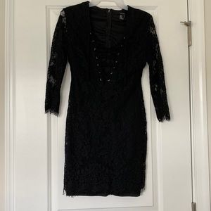 NWOT Forever21 black lace dress